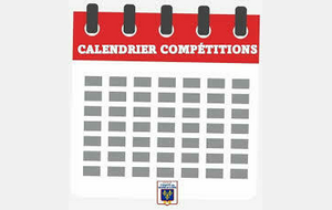 Calendrier compétitif saison 2026