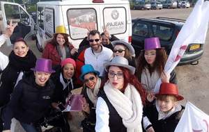 Les supporters de Laura au taquet