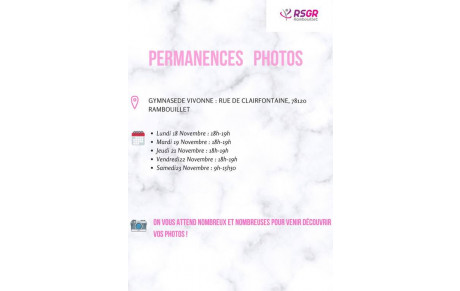 Planning de commande des photos