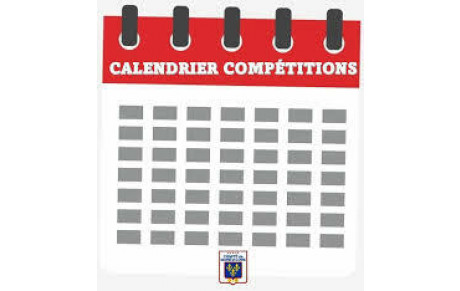 Calendrier compétitif saison 2026-2027