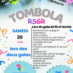 Une TOMBOLA au GALA !!!!